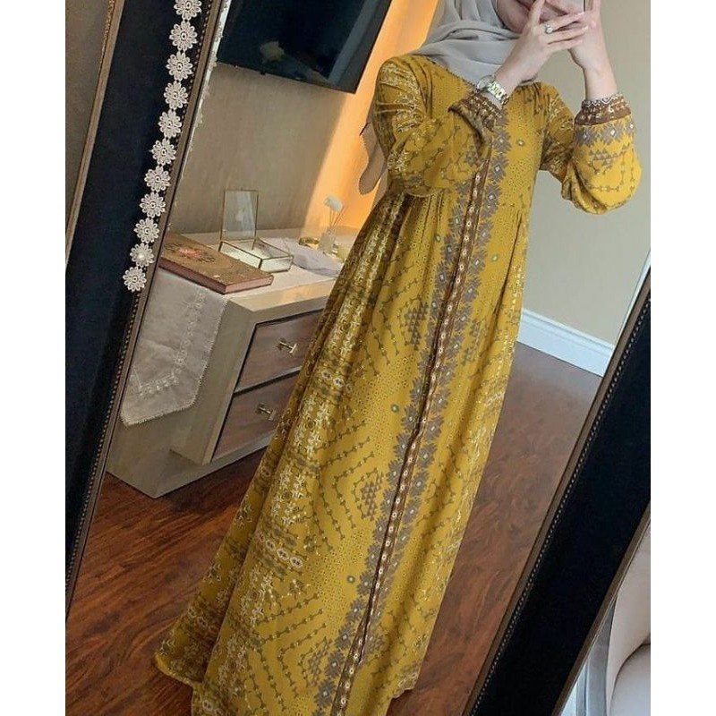 GAMIS Mewah Maxy / Gamis Modern Dress /HomeDress Namara nadeea Rayon diamond