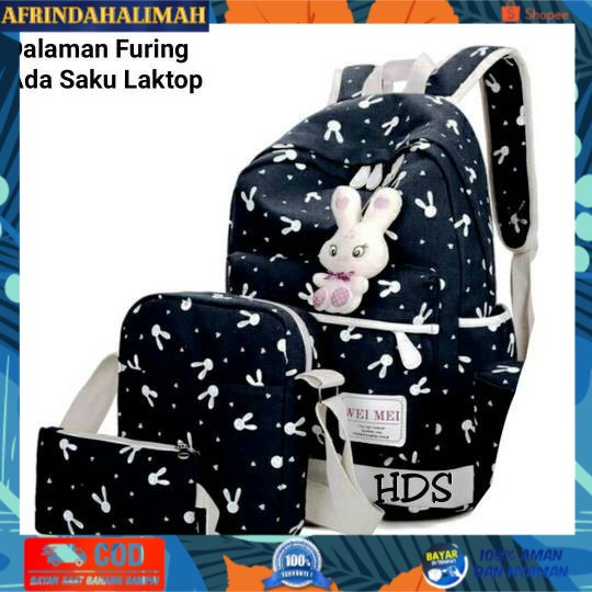 

TERBARU, TERMURAH- TAS SEKOLAH RANSEL SET GROSIR TAS WANITA MURAH