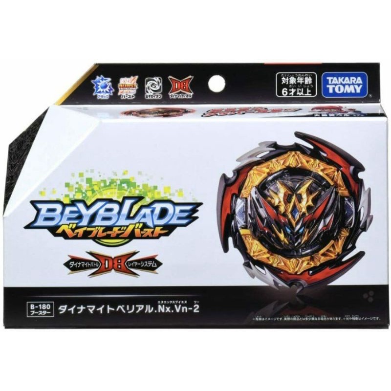 Mainan Beyblade Burst DB S6 B-180 Booster Dynamite Belial
