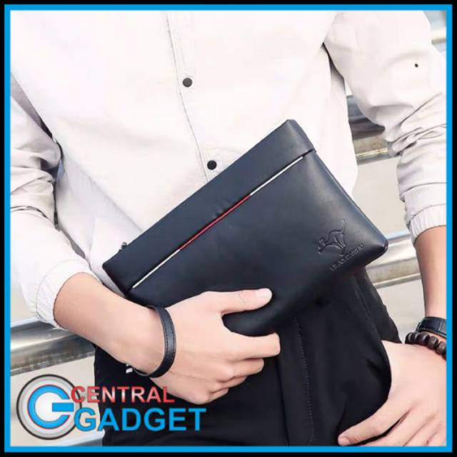 Dompet Pria Tas Genggam Kulit Handbag