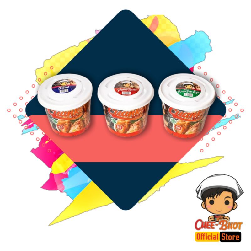 

Cemilan Cuanki Instan Chee-Bhot Rasa Pedas Ramen