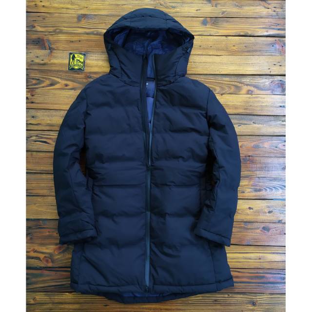 Jual Men S Uniqlo Seamless Down Jacket Long Hitam Jaket Bulu Angsa Jaket Winter Jaket