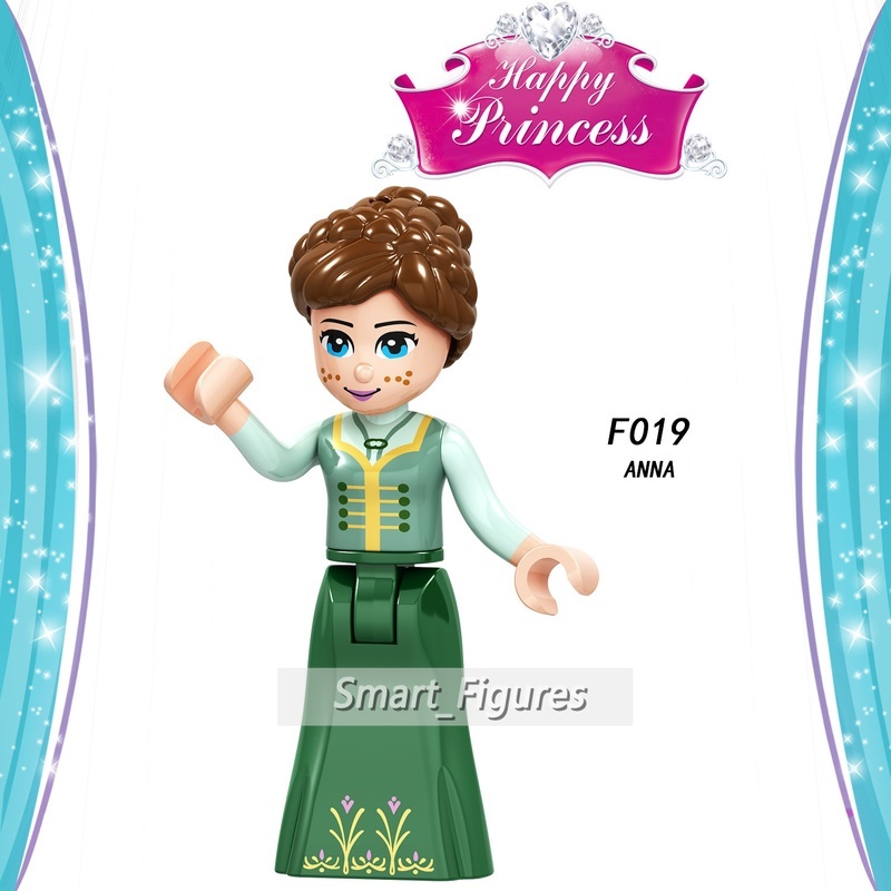 Disney Mainan Action Figure Mini Karakter Anna / Anna / Elsa / Anna / Ariel / Aurora / Maleficent Ursula / Anna / Fairy Tales F018-25