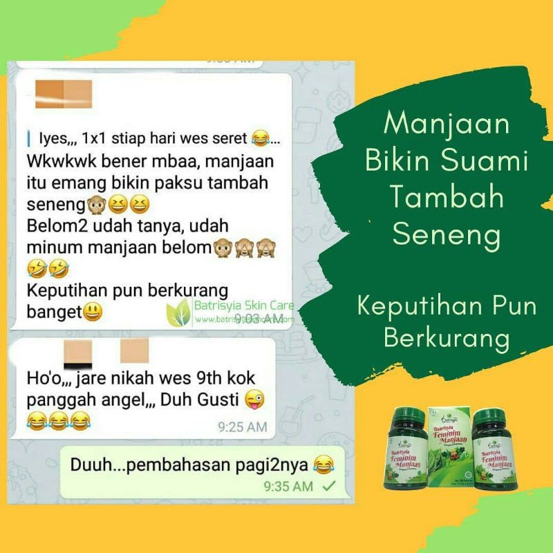 OBAT KEPUTIHAN/KISTA/PELANCAR HAID/PROMIL PERAPAT MISS V/SARI RAPET MANJAKANI/MANJAAN BATRISYIA