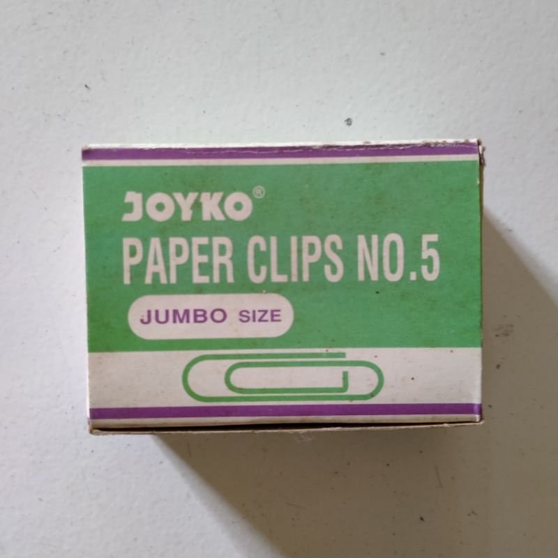 

Joyko Paper Clips No.5 Jumbo Size | Penjepit Kertas
