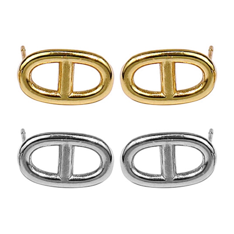 Anting Stud Bentuk Hidung Babi Model Simple