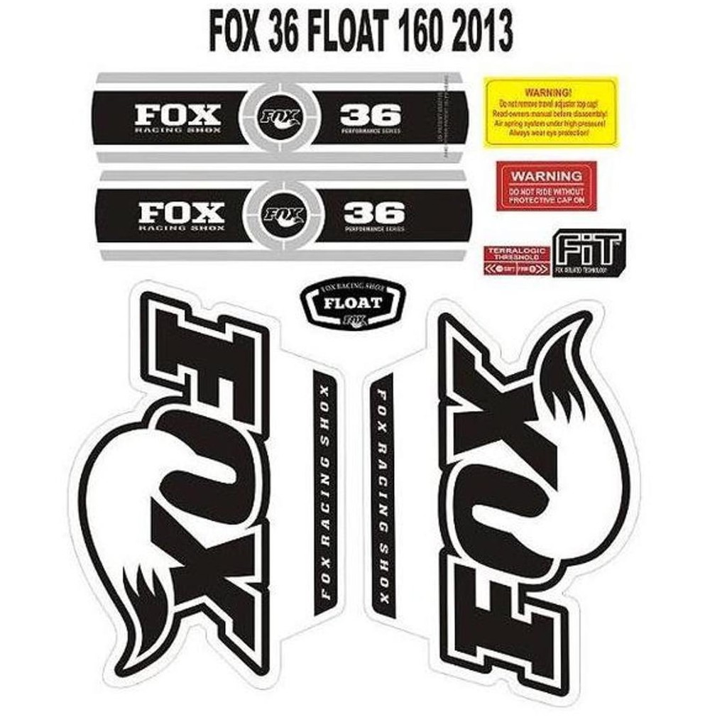 Stiker Fork Fox 36 Float 160 2013