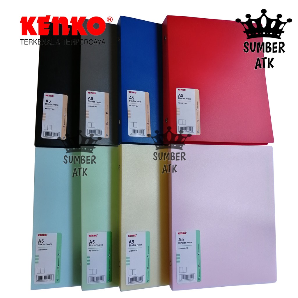 

Buku Binder Note KENKO A5 BNPP Basic Color dan Pastel Bisa Refill loose leaf