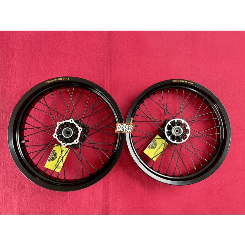 VELG TAKASAGO EXCEL ASIA KLX 150 17 X 300 350 TUBELESS HITAM