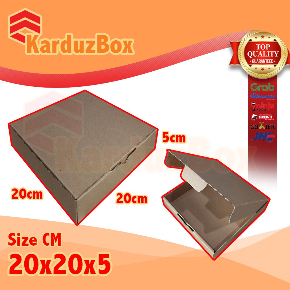 

20x20x5 kotak Kardus Packaging Box PIZZA