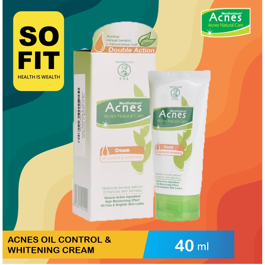 Acnes Oil Control &amp; Whitening Cream 40 gr