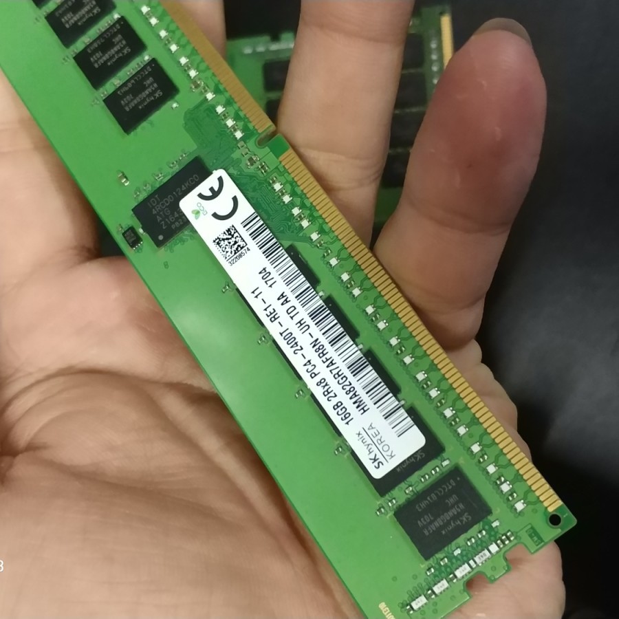 Memory ram  Server 16gb DDR4-2400T RE1 For Xeon E5 series Hp, dell bergaransi