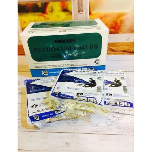 Racun Tikus PETROKUM 1 Kg 10 Pcs / Pembasmi Tikus Ampuh Mati Kering