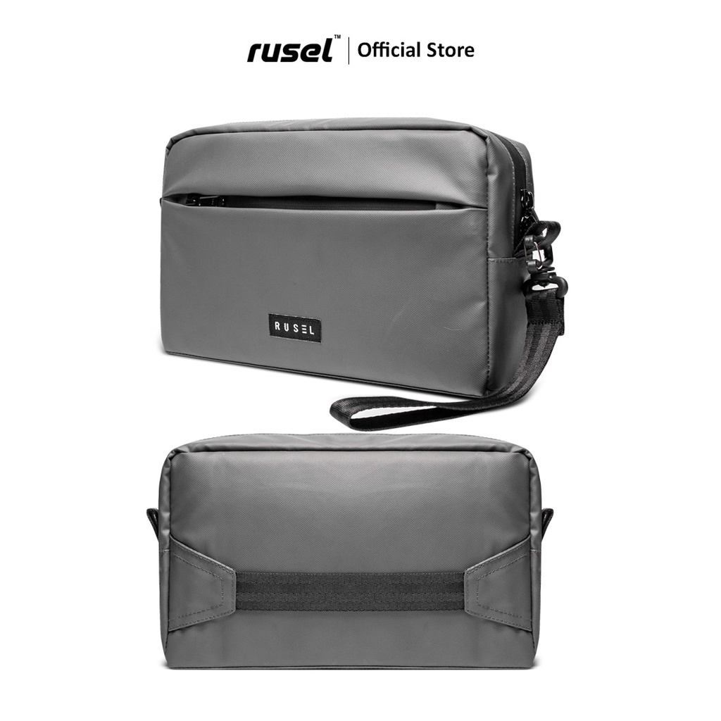 HEYRUS RUSEL I Handbag Aruna Grey I Handbag Pria I Clutch pria