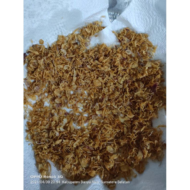 

Bawang goreng gurih kriuk