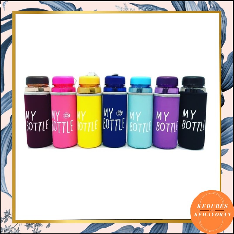 My Bottle Bening Warna Full Pouch Busa Warna 500ml My Bottle Free Pouch [KK]