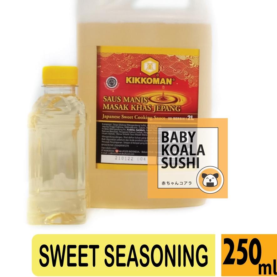 

KIKKOMAN Japanese Sweet Seasoning 250 ml Halal Pengganti Mirin Halal ル