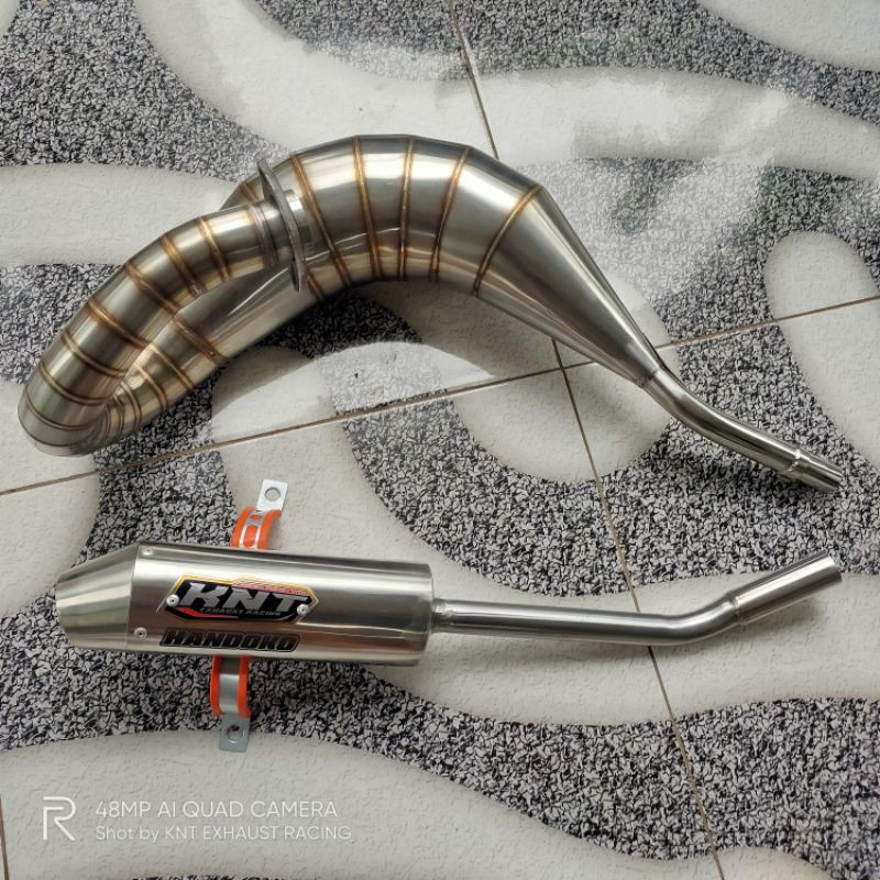 Knalpot udang stainlees rangka klx mesin ninja2tak tril trabas