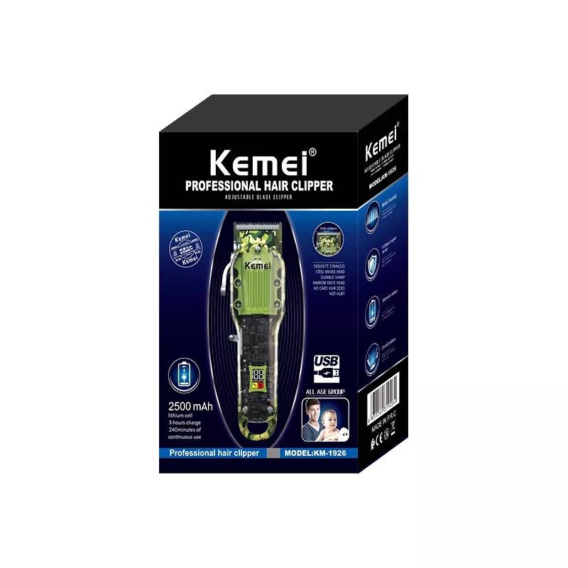 KEMEI KM-1926 - Professional Electric Hair Clipper - Alat Cukur Rambut