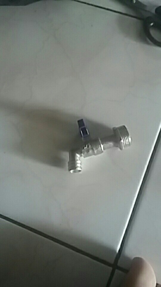 Kran 3/4 Tembok Mini Cebol Model Onda Gagang Biru Kuat Babet Kualitas