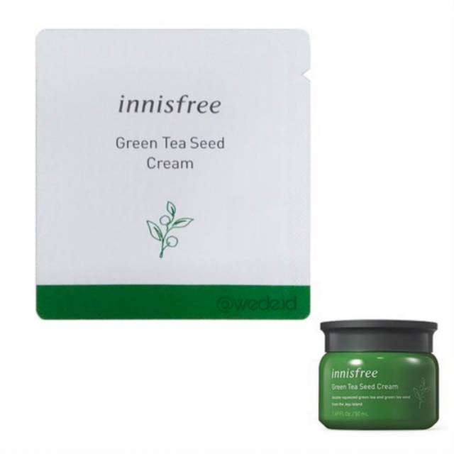 Jual SAMPLE INNISFREE GREEN TEA SEED CREAM (SACHET) | Shopee Indonesia