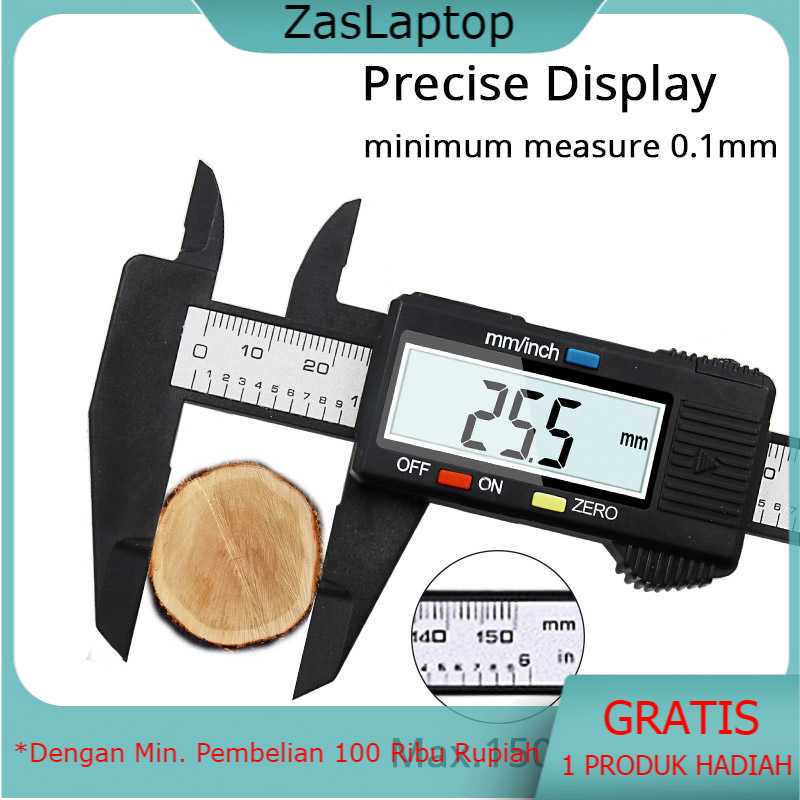 

Taffware Jangka Sorong Digital Vernier Caliper LCD Screen - JIGO-150