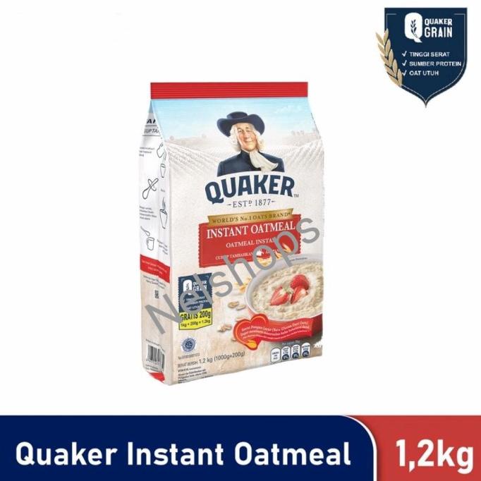 

Quaker Instant Oatmeal 1200 gr Merah 1,2 kg