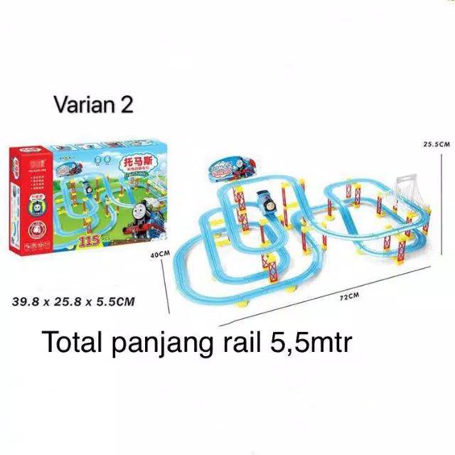 Tma / Mainan Anak Rail Kereta Api Bisa Muter 360 Derajat