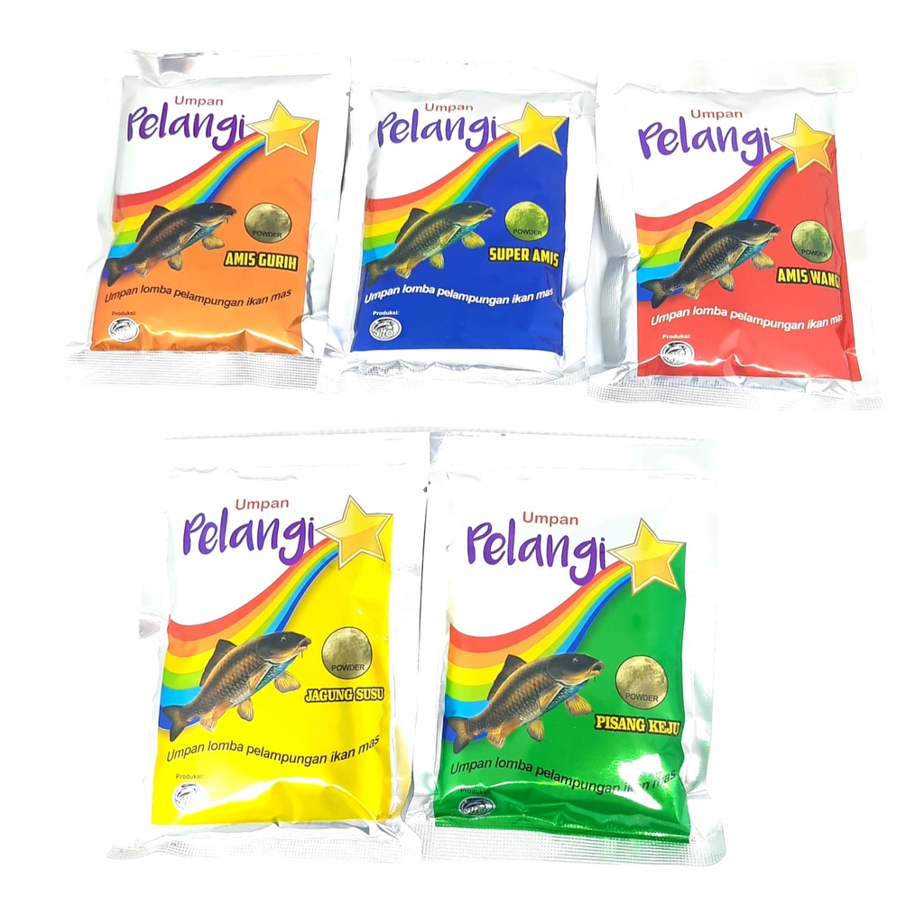 UMPAN PELANGI UMPAN UNTUK IKAN MAS