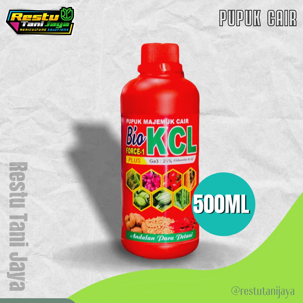 Pupuk KCL Cair | Force 1 Bio Kcl 500ml