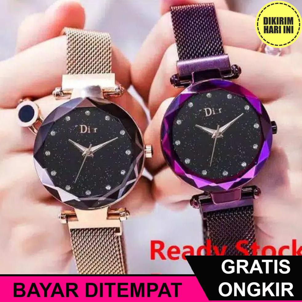 (BAYAR DITEMPAT) OE5808 BRANDED JAM TANGAN WANITA JAM TANGAN ANALOG IMPORT  JAM MAGNET RANTAI JAM