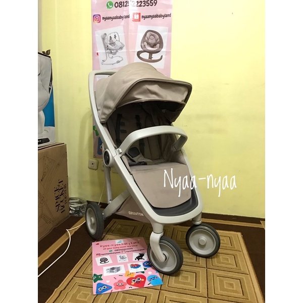 preloved stroller greentom classic
