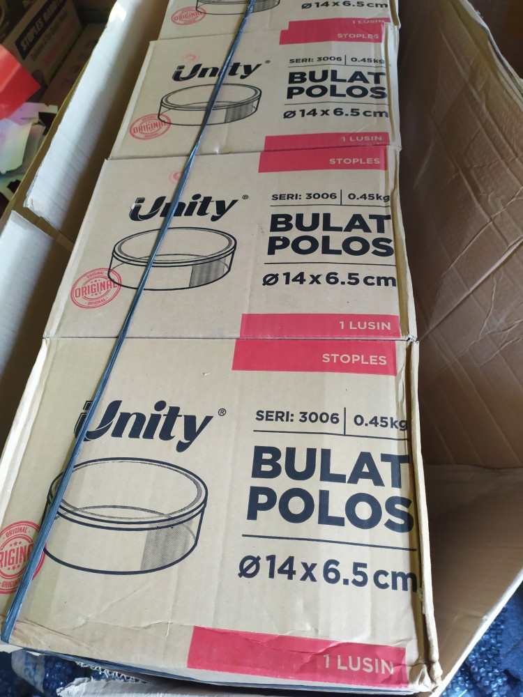 Toples Unity 3006 - Model Bulat - Volume 450 Gram - 0.45 Kg