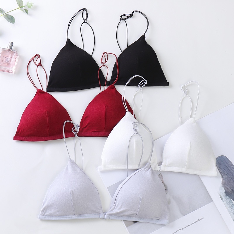 Alibaba1688 Bra Wanita Bralette Sexy Tanpa Kawat Pakaian Dalam Wanita Import