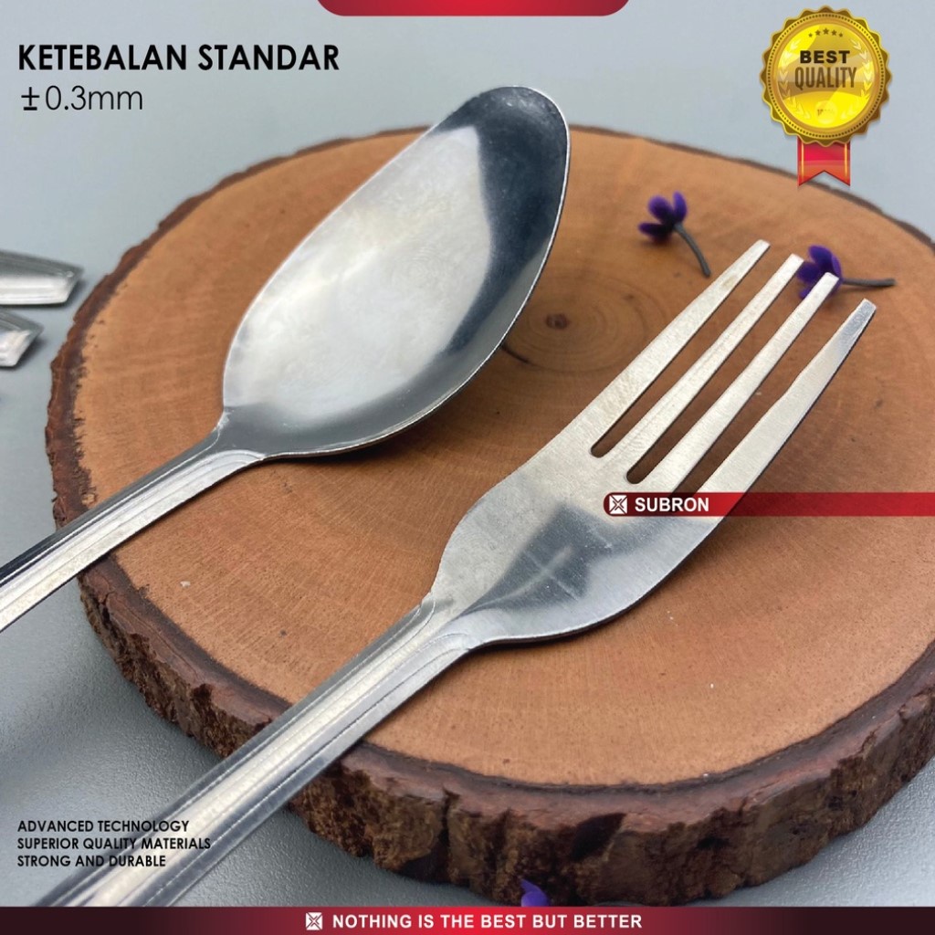 6 sendok - sendok makan - sendok tebal