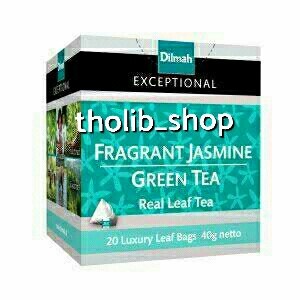 

Dilmah exceptional fragrant jasmine green tea 20's 40gr