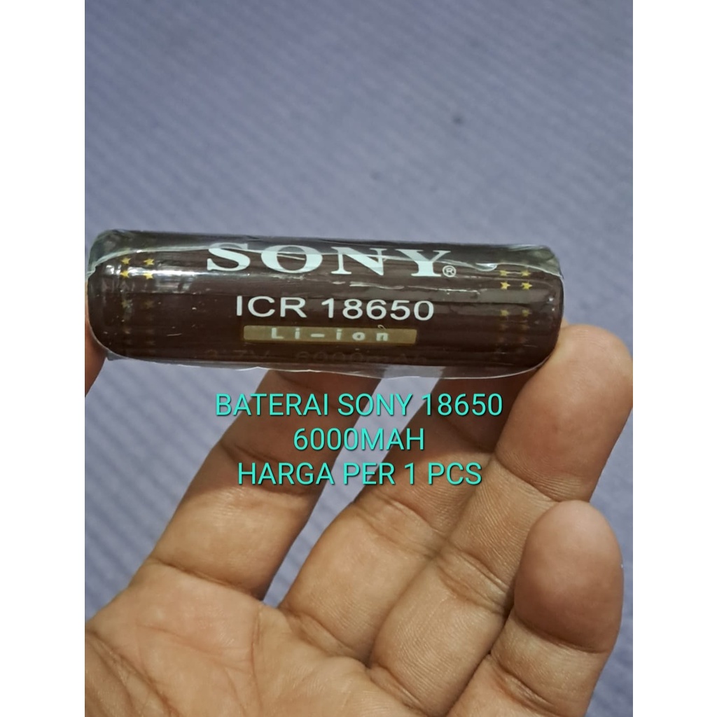 G625 BATERAI SONY 6000 MAH 3.7V 18650 BATERRY SYSTEM CAS CASAN BISA UNTUK SENTER POLICE POWERBANK ULTRA POWER DC AC VAPE VAPOR SPEAKER PORTABLE MINI MICROPHONE LAMPU LED LITHIUM ION KIPAS KECIL DLL UNIVERSAL PRODUK BERKHUALITAS  DAN HARGA TERJANGKAU