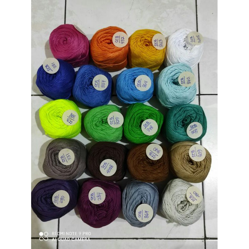 Benang rajut katun bali