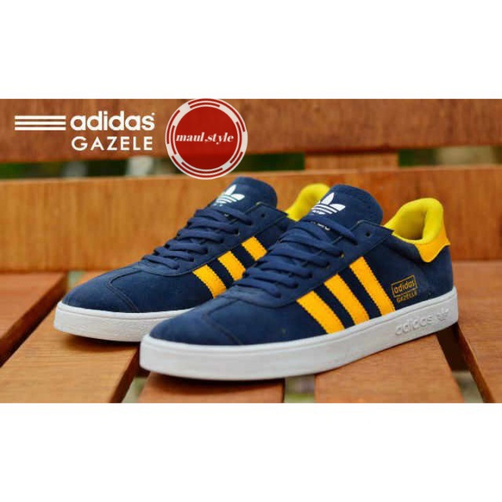 sepatu cowok / sepatu adidas pria / adidas gazelle / sepatu pria casual / sepatu adidas gazelle Navy