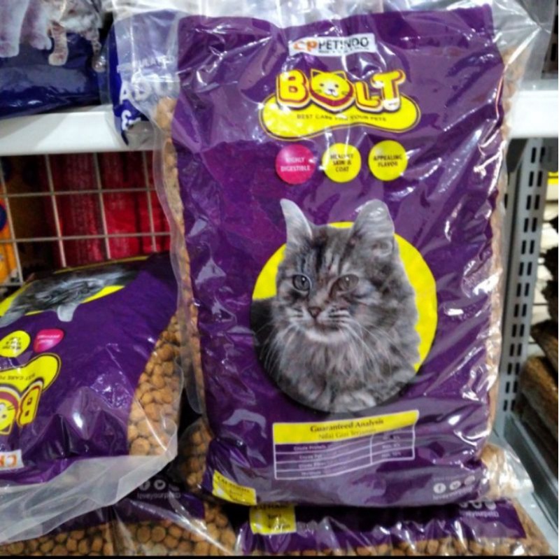 Bolt Repack paket 5 kg - Makanan kucing Murah Berkualitas