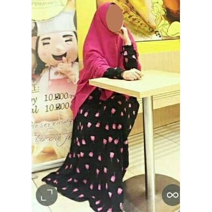 wolfis premium dress / gamis wolfis premium