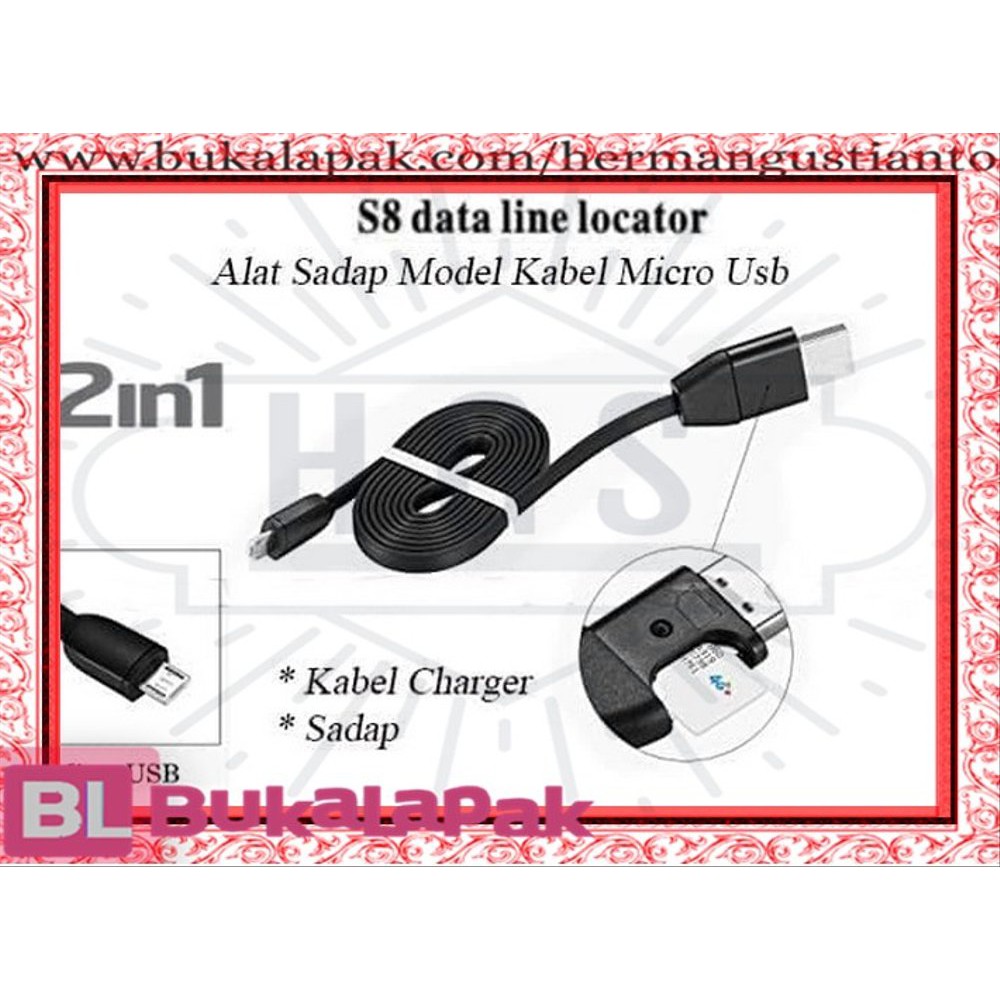 ALAT PENYADAP SUARA MODEL KABEL USB CHARGER  lop9029