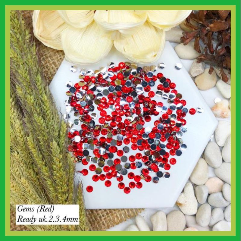 (-+1000) Rhinestone 3mm, Gemstone, manik manik berlian imitasi, henna/nailart