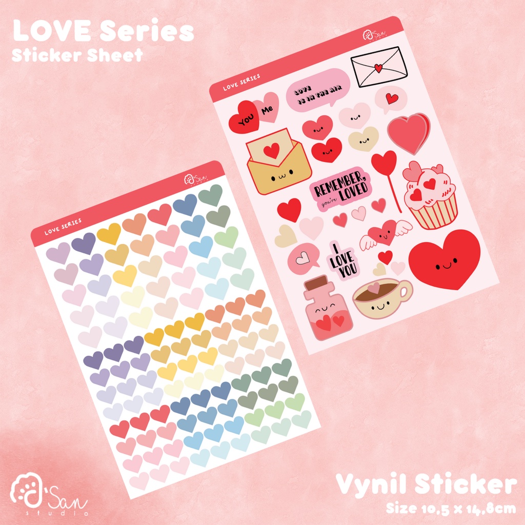 

Love Series Sticker Sheet
