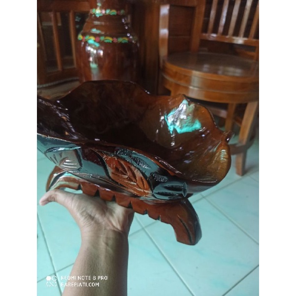 Tempat buah kayu jati - tempat buah - souvenir jati - kerajinan jati - toko kayu jati