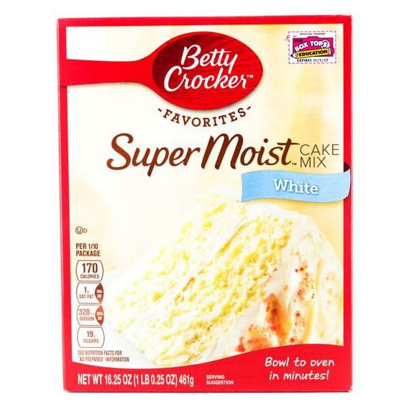 

BETTY CROCKER TEPUNG BAHAN KUE BOLU PUTIH 461 G SUPER MOIST WHITE