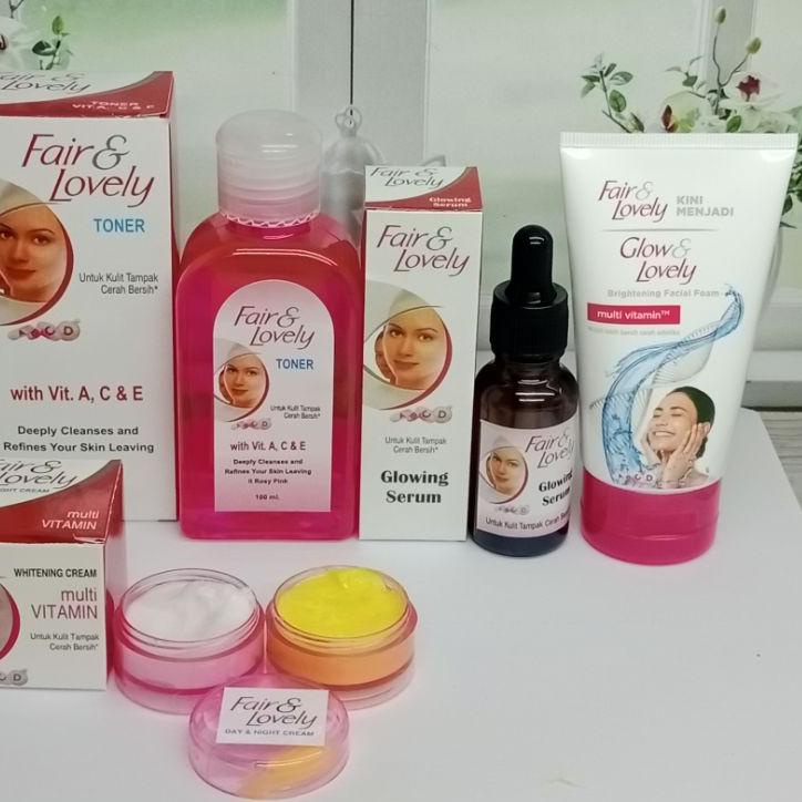 Best Paket Lengkap Cream Fair and Lovely Original 5in1 | Paket Cream Fair & Lovely Lengkap