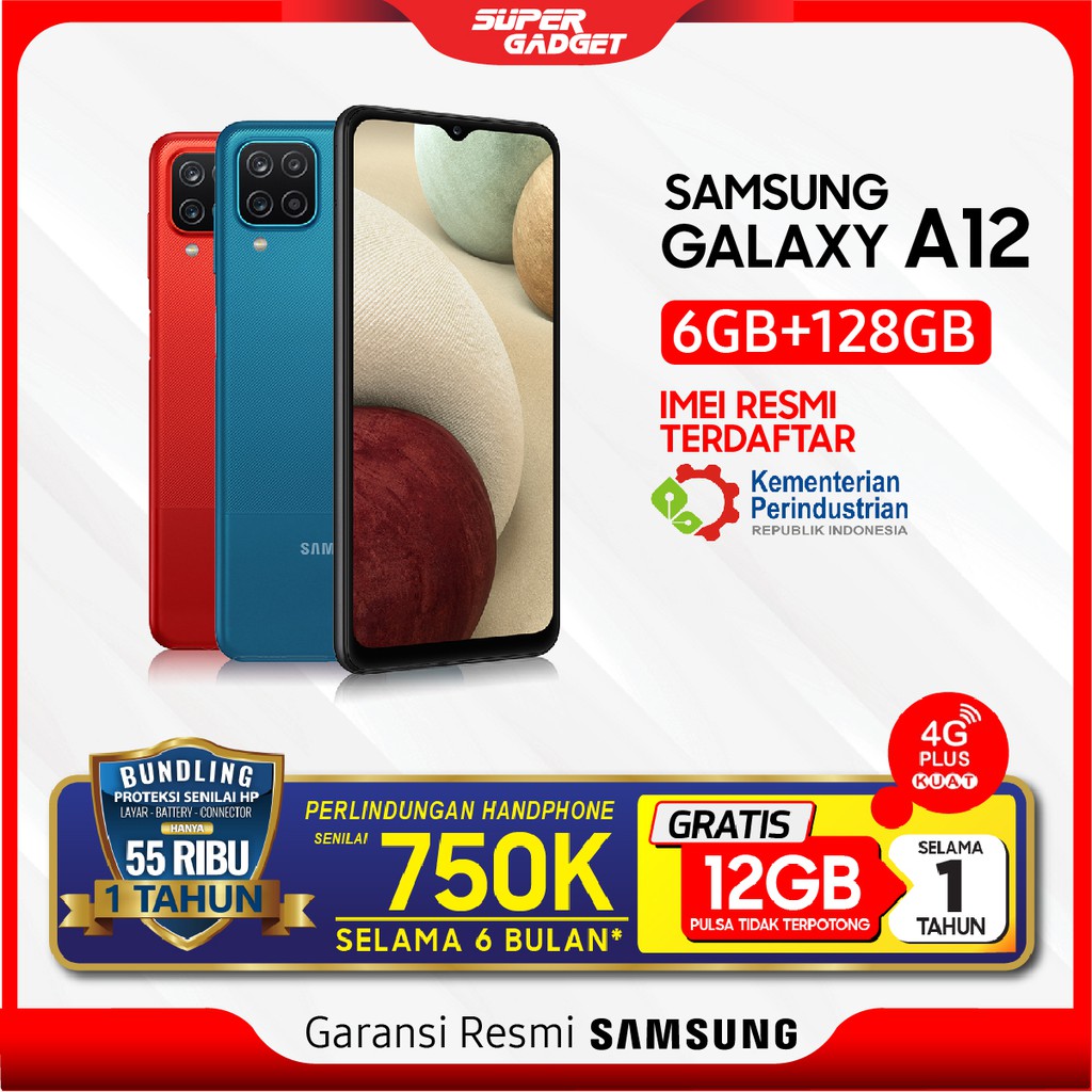 Samsung A12 6/128 GB Galaxy RAM 6 ROM 128 6/128GB 5000 mAH