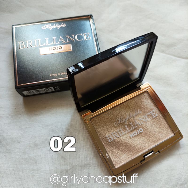 

mdn HOJO Highlighter Pallette Glitter Highlighter Powder Shimmer Make up