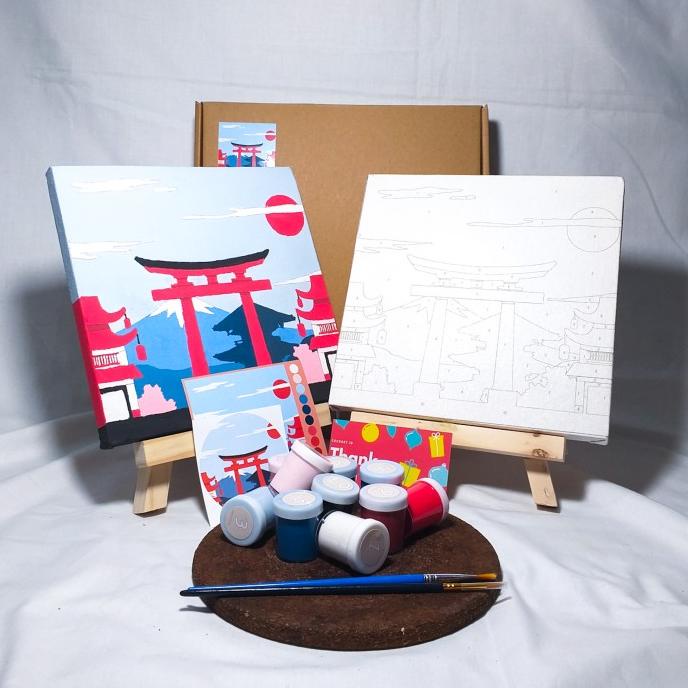 

TERBARUU!! Paint By Number Kit [ Japan ] - Cocoart.id I Kanvas 20 x 20 cm TERLARIS